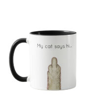 Mijn kat zegt hallo...