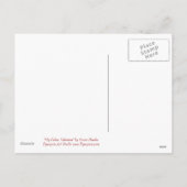 Mijn Katachtig Briefkaart van de Kat van Valentijn (Achterkant)