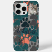 Mijn katachtige vriend: gepersonaliseerde kattenfo Case-Mate iPhone case (Achterkant)