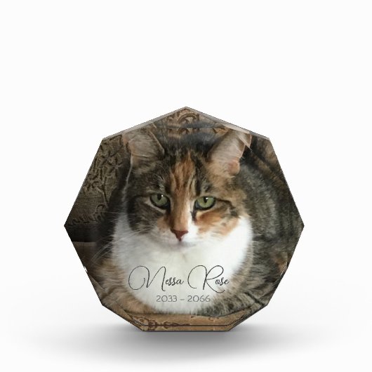 Mijn katfoto Memorial Fotoblokken (Voorkant)