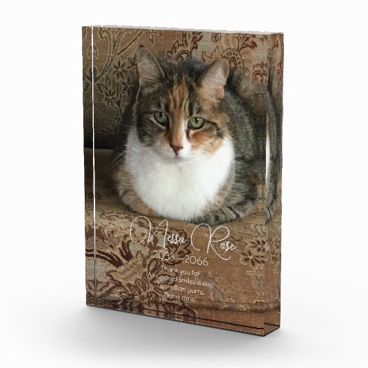 Mijn katfoto Memorial Fotoblokken (Rechts)