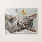 Mijn katfoto op een persoonlijk tintje legpuzzel (Horizontaal)