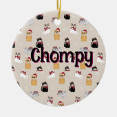 Mijn katten liefhebben keramisch ornament (Voorkant)