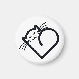 Mijn kattenhart magneet