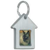 Mijn kattenhuistag huisdieren naamplaatje (Voorkant Links)