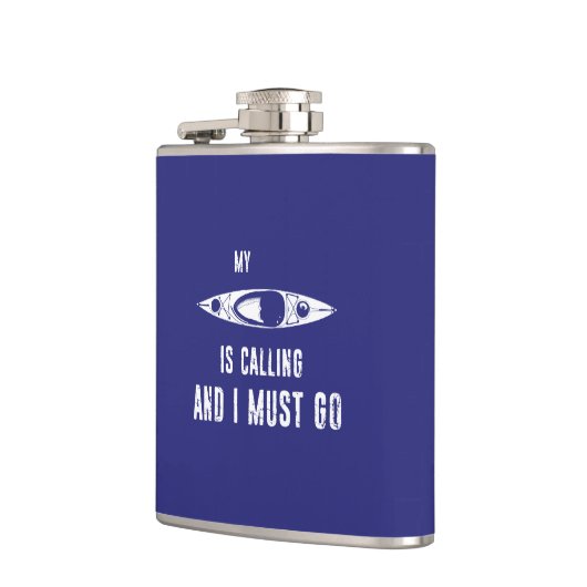 Mijn Kayak belt en ik moet gaan. Heupfles (Links)