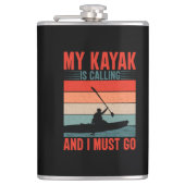 Mijn Kayak belt en ik moet gaan Heupfles (Voorkant)