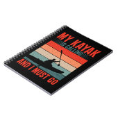 Mijn Kayak belt en ik moet gaan Notitieboek (Linkerzijde)