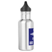 Mijn Kayak belt en ik moet gaan. Waterfles (Links)