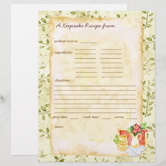 Mijn Keepaardje ontvangt pagina's (Voorkant / Achterkant)