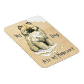 Mijn Keeshond Ate Mijn Homework Magneet (Rechterzijde)