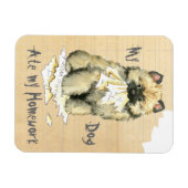 Mijn Keeshond Ate Mijn Homework Magneet (Horizontaal)