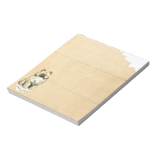 Mijn Keeshond Ate Mijn Homework Notitieblok (Linkerzijde)