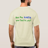 Mijn kerk is blauw en groen t-shirt (Achterkant)