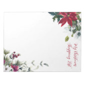 Mijn kerstboodschappenlijst notitieblok (Voorkant)