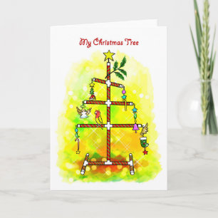 Mijn Kerstboom Feestdagen Kaart