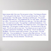 Mijn kerstcadeau poster (Voorkant)