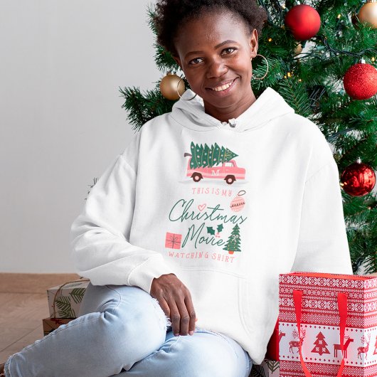 Mijn kerstfilm kijkt naar Shirt roze Retro Van