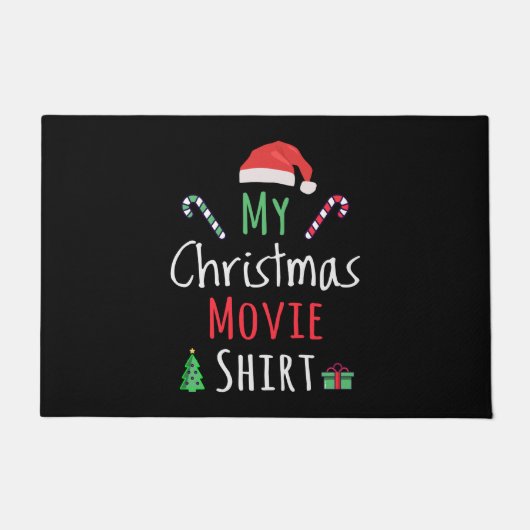 Mijn Kerstfilm Shirt Deurmat (Voorkant)