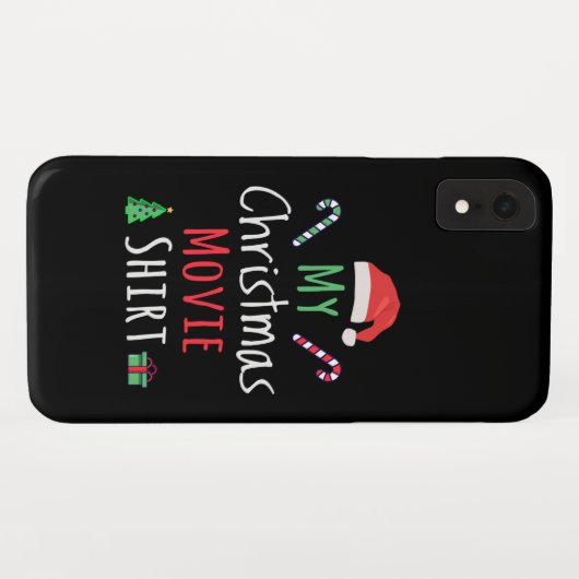 Mijn kerstfilmshirt Case-Mate iPhone case (Achterkant (horizontaal))