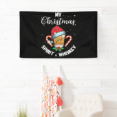 Mijn kerstgeest Drink helemaal. Spandoek (Insitu)
