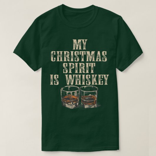 Mijn kerstgeest is grappigste, grappige drinker-ke t-shirt (Design voorkant)