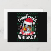 Mijn kerstgeest is heel erg lomp, lomp zweterige k feestdagenkaart (Voorkant / Achterkant)