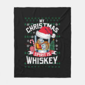 Mijn kerstgeest is heel erg lomp, lomp zweterige k fleece deken (Voorkant)