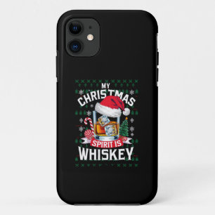 Mijn kerstgeest is whiskey lelijke trui Kerstmis P Case-Mate iPhone Case