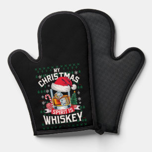 Mijn kerstgeest is whiskey lelijke trui Kerstmis P Ovenwant
