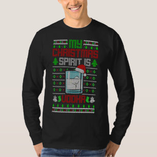 Mijn Kerstgeest is Wodka - Grappig Drink Lelijk T-shirt