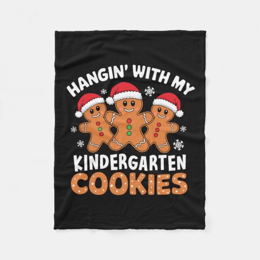 Mijn kerstkoekje gemberkoek kerstkind fleece deken (Voorkant)