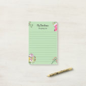 Mijn kerstlijst post-it® notes (Op bureau)
