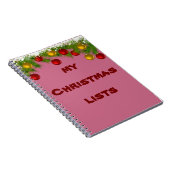 Mijn kerstlijstboek notitieboek (Rechterzijde)