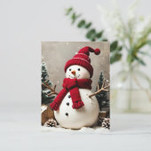 Mijn Kerstmis  Briefkaart (Staand voorkant)