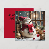 Mijn Kerstmis Notitiekaartje (Voorkant / Achterkant)