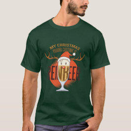 Mijn Kerstmis Pyjama Kleding Is ReinBEER Grappig B T-shirt