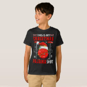 Mijn Kerstmis Pyjama Shirt Disc Golf Uitrusting Sp (Voorkant volledig)