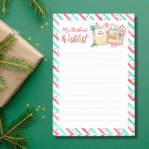 Mijn Kerstmis Verlanglijst Beste Santa Waterverf Post-it® Notes
