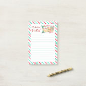 Mijn Kerstmis Verlanglijst Beste Santa Waterverf Post-it® Notes (Op bureau)