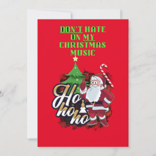 Mijn kerstmuziek feestdagenkaart