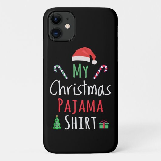 Mijn kerstpajama-Shirt Case-Mate iPhone Case (Achterkant)