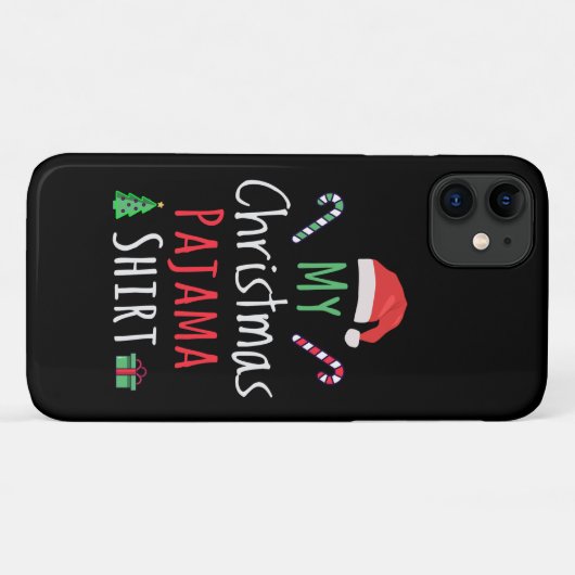 Mijn kerstpajama-Shirt Case-Mate iPhone Case (Achterkant (horizontaal))