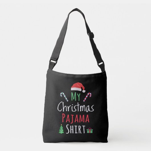 Mijn kerstpajama-Shirt Crossbody Tas (Voorkant)