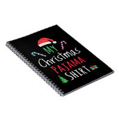 Mijn kerstpajama-Shirt Notitieboek (Rechterzijde)