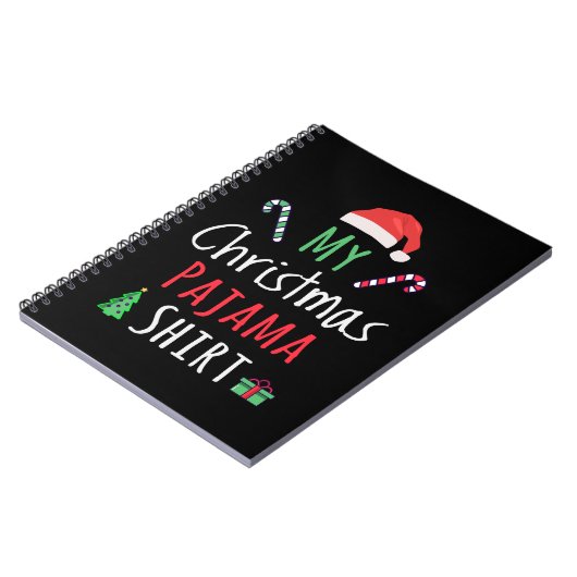 Mijn kerstpajama-Shirt Notitieboek (Linkerzijde)
