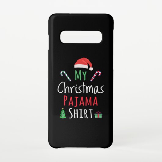 Mijn kerstpajama-Shirt Samsung Galaxy Hoesje (Achterkant)