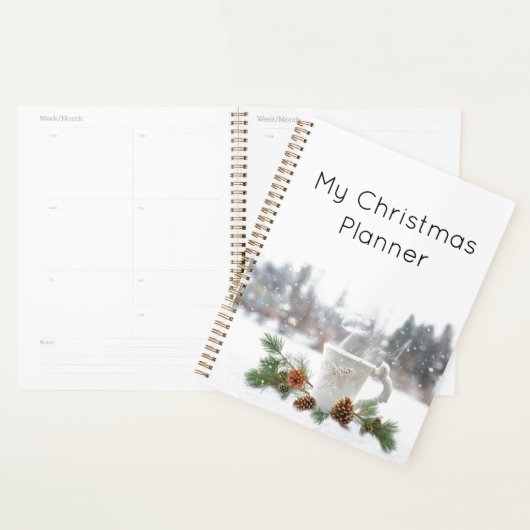 Mijn Kerstplanner Sneeuwdag Moderne Organisator Planner (Display)