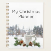 Mijn Kerstplanner Sneeuwdag Moderne Organisator Planner (Voorkant)