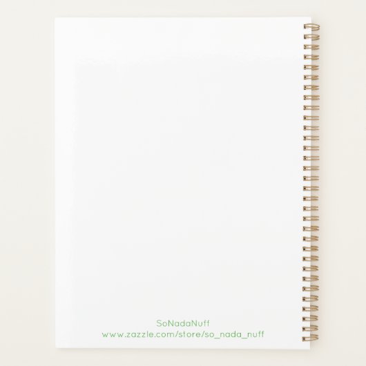 Mijn Kerstplanner Sneeuwdag Moderne Organisator Planner (Achterkant)